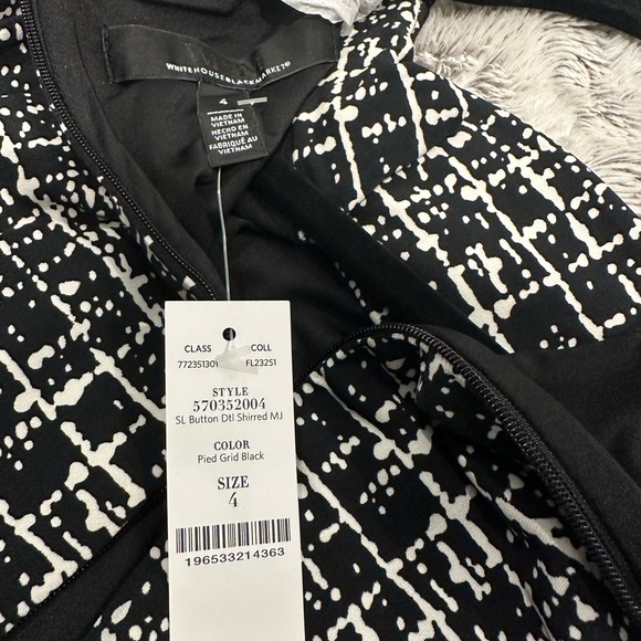 WHBM Sleeveless Matte Jersey Shirred Dress - Picture 3 of 4